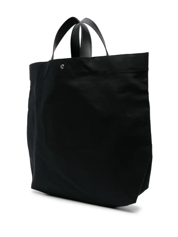 Jil Sander Book Canvas Tote Bag | Black | FARFETCH HK