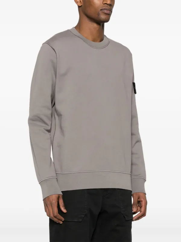 Stone Island コンパスロゴ スウェットシャツ | グレー | FARFETCH JP