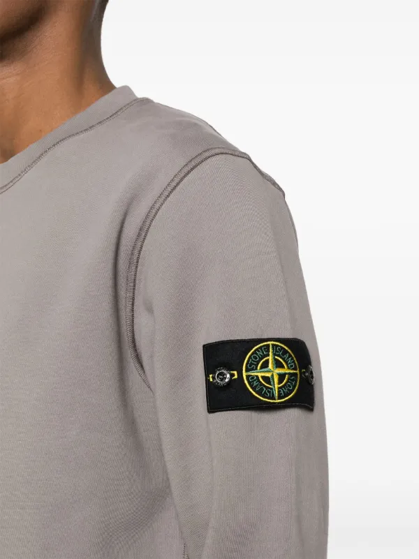定価6.3万】STONEISLAND スウェット コンパス ロゴ グレー