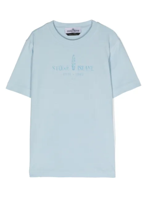 Stone Island Junior Compass-print T-shirt