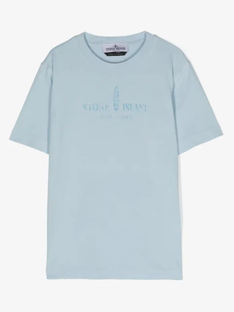 Stone Island Junior Compass-print T-shirt