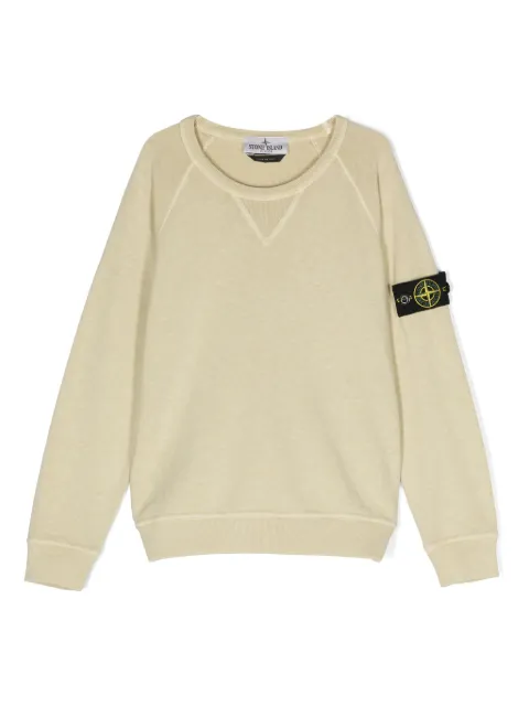 Stone Island Junior Compass-detachable badge sweatshirt