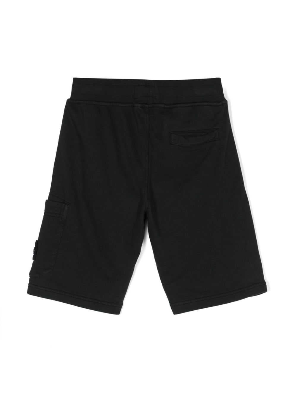 Stone Island Junior Jersey shorts met Compass-logopatch - Zwart