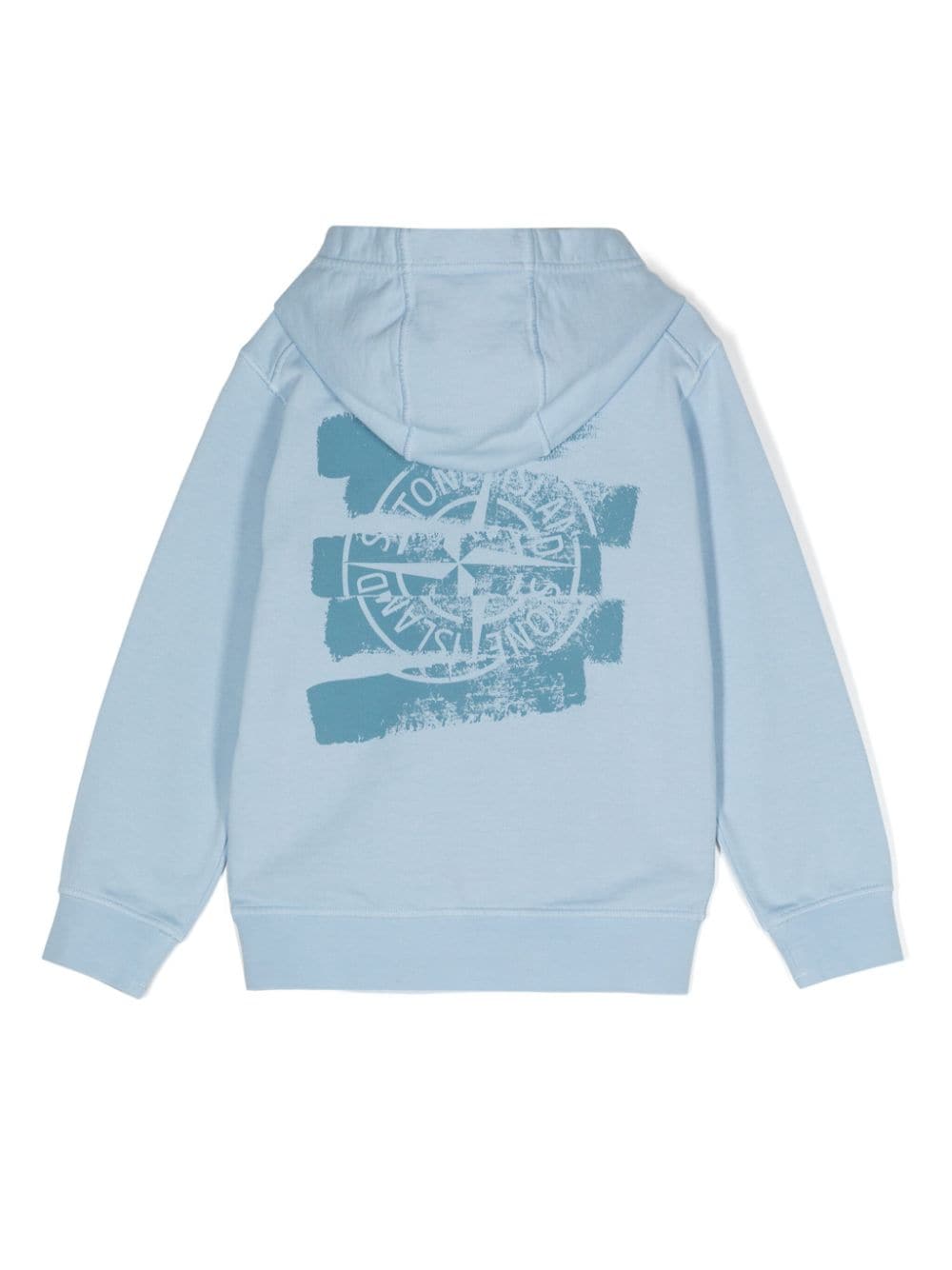 Image 2 of Stone Island Junior logo-print hoodie