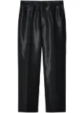 Junya Watanabe high-shine tailored trousers - Black