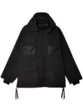 Junya Watanabe MAN hooded long-sleeve jacket - Black