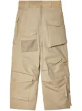 Junya Watanabe MAN wide-leg cargo trousers - Neutrals