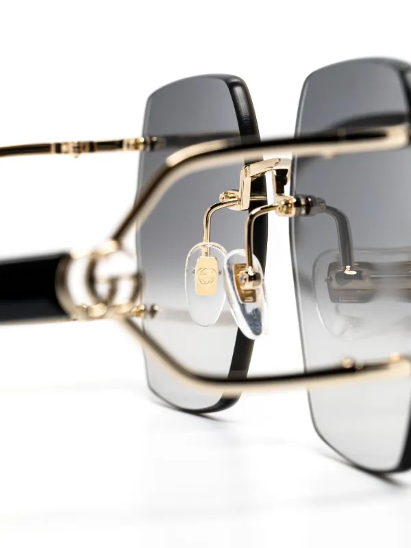 Gucci rimless glasses online