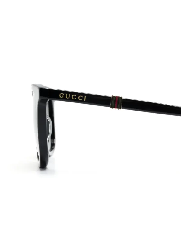 Gucci web stripe sunglasses hotsell