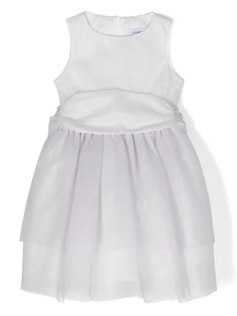 Simonetta glittered full-skirt dress