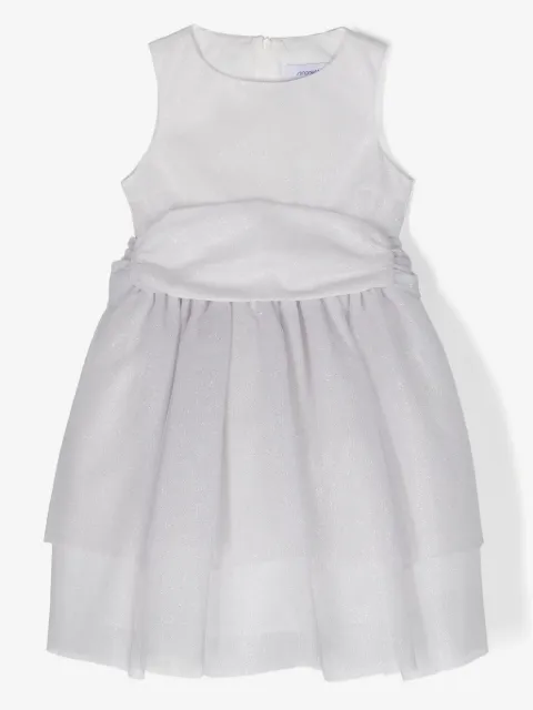Simonetta glittered full-skirt dress