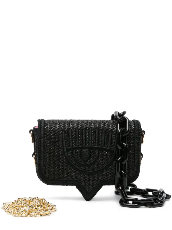 Chiara Ferragni Small Eyelike Crossbody Bag Black FARFETCH AO