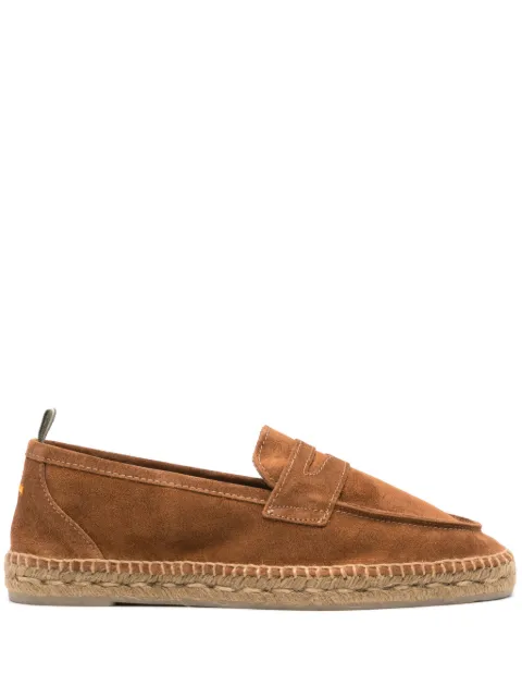 Castañer braided-raffia suede espadrilles