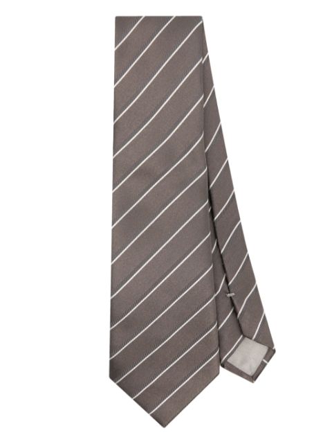 Giorgio Armani striped silk tie Men