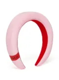 MAX&Co. Kids logo-tag two-tone hairband - Pink