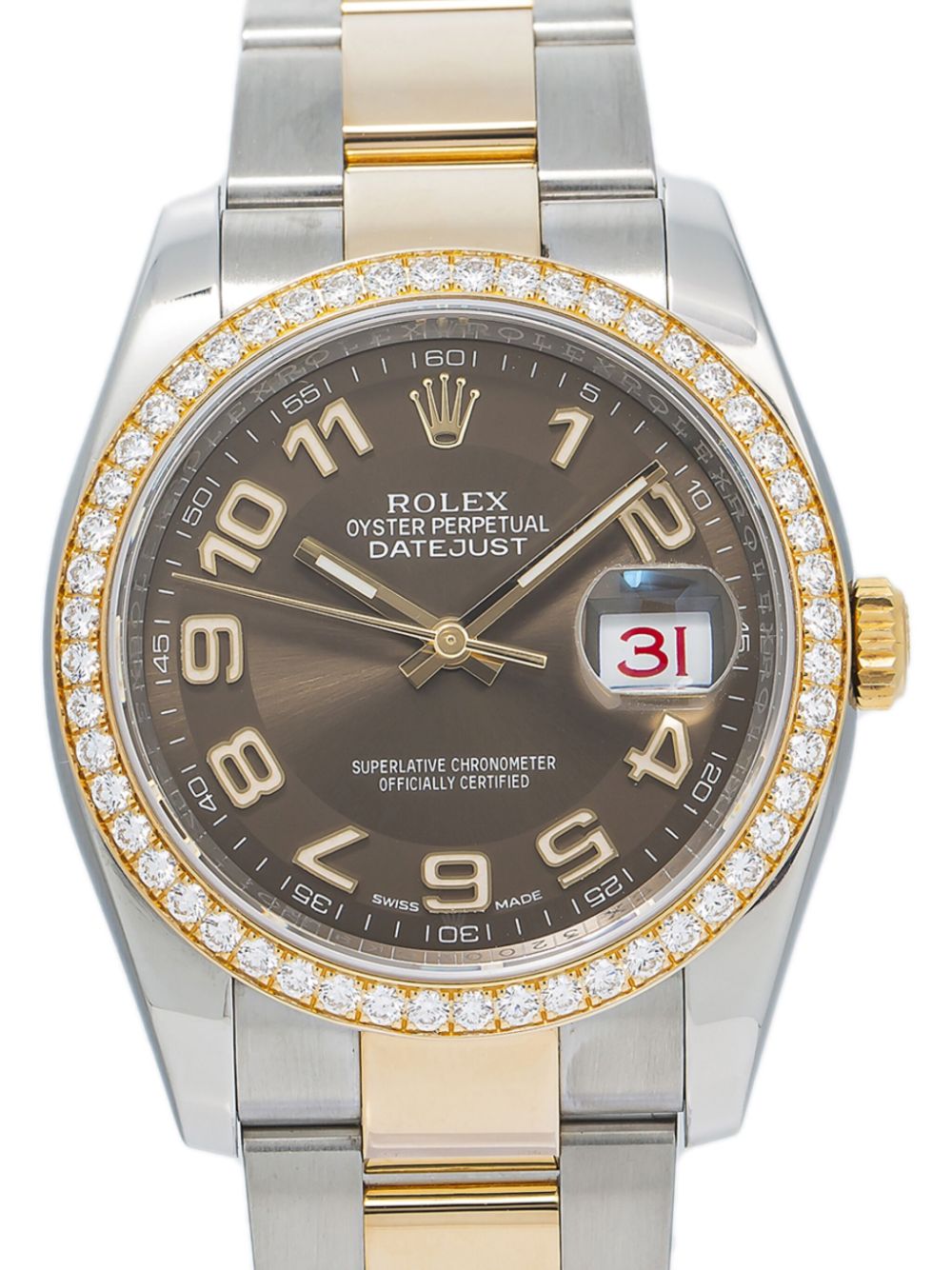 Rolex Pre-owned Datejust horloge - Bruin