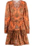 Cara Cara Harper cotton minidress - Orange