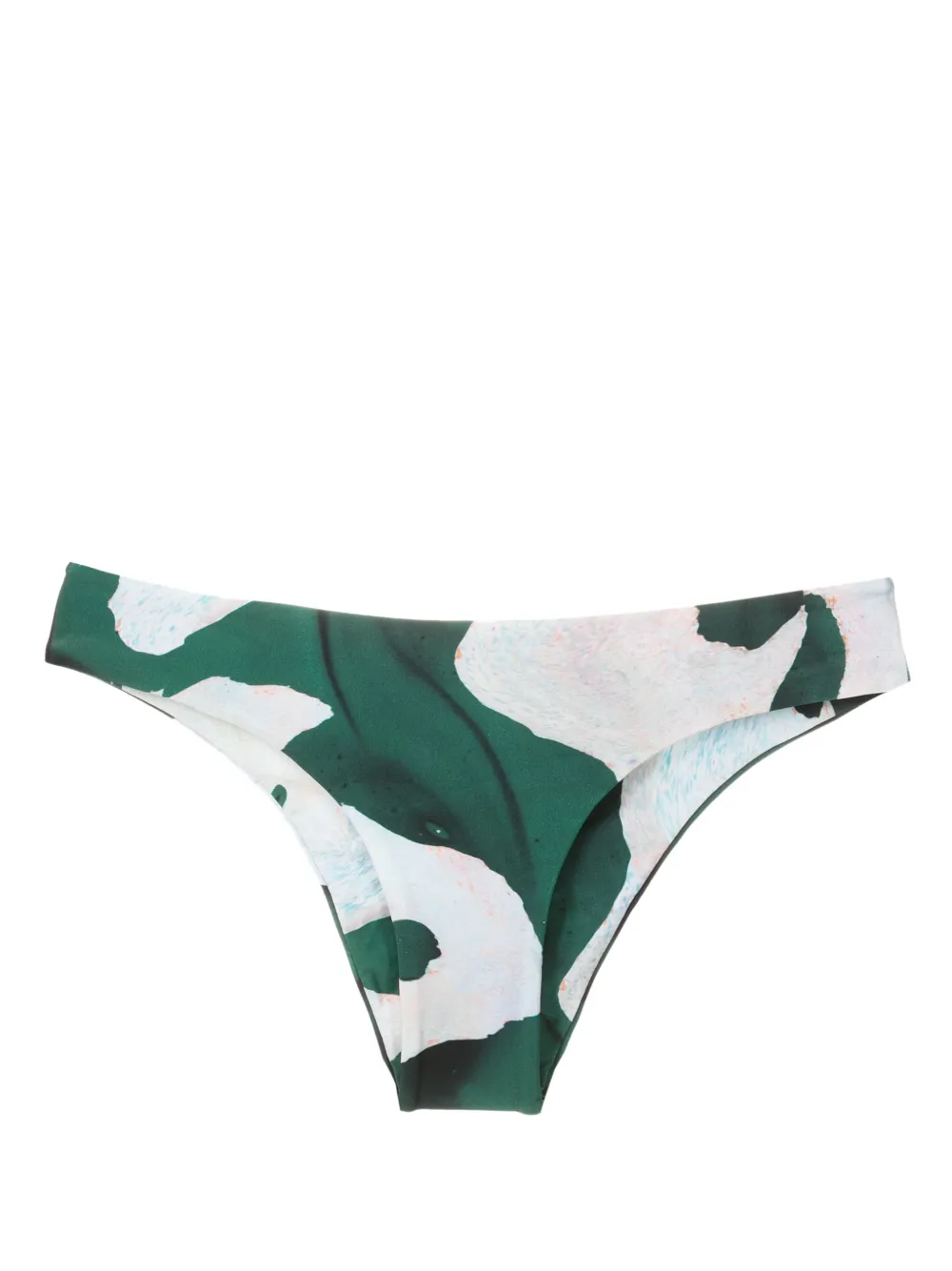 Lenny Niemeyer Slip bikini con stampa astratta - Verde