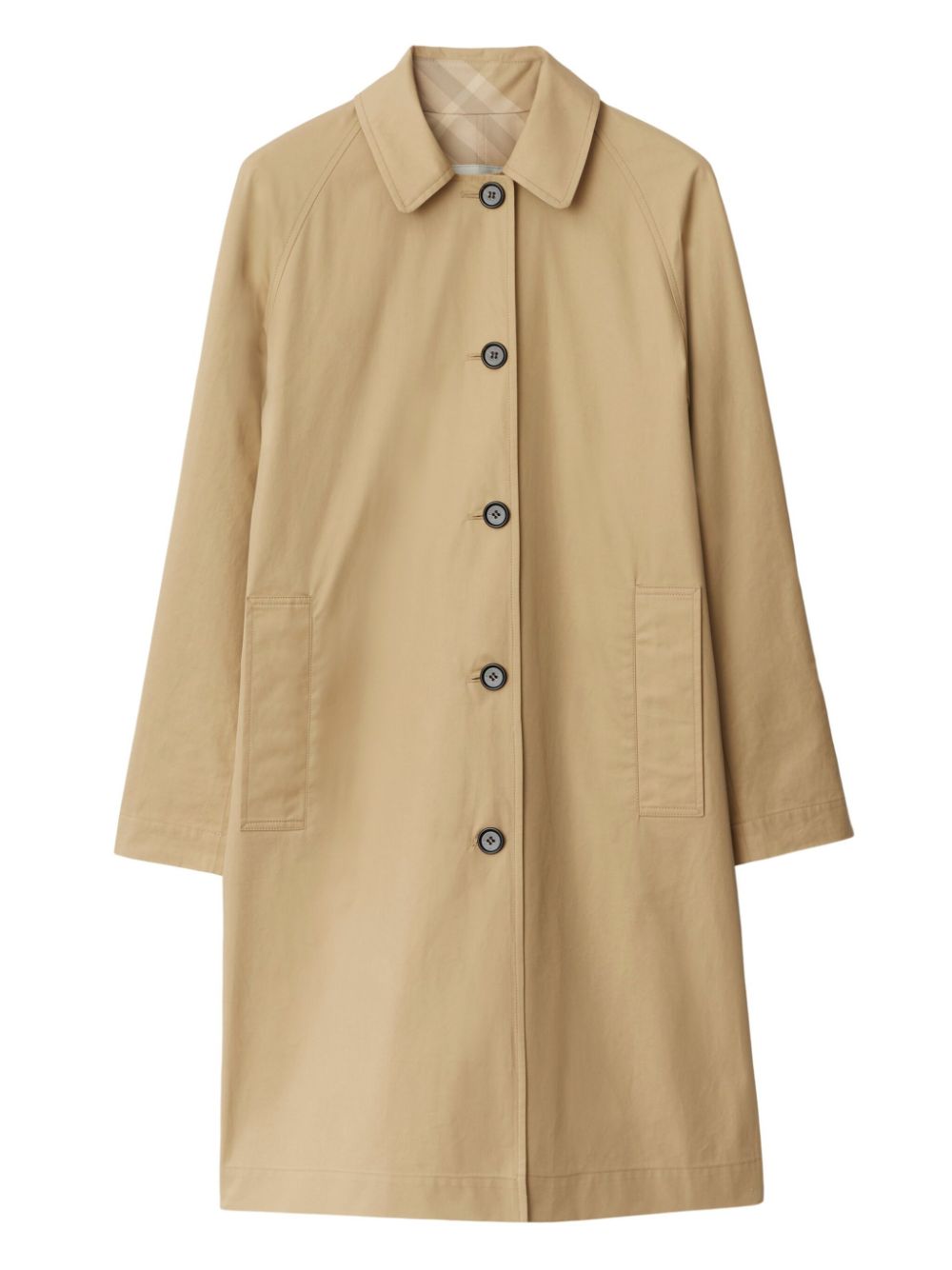 Affordable Burberry Car reversible check-print coat Women