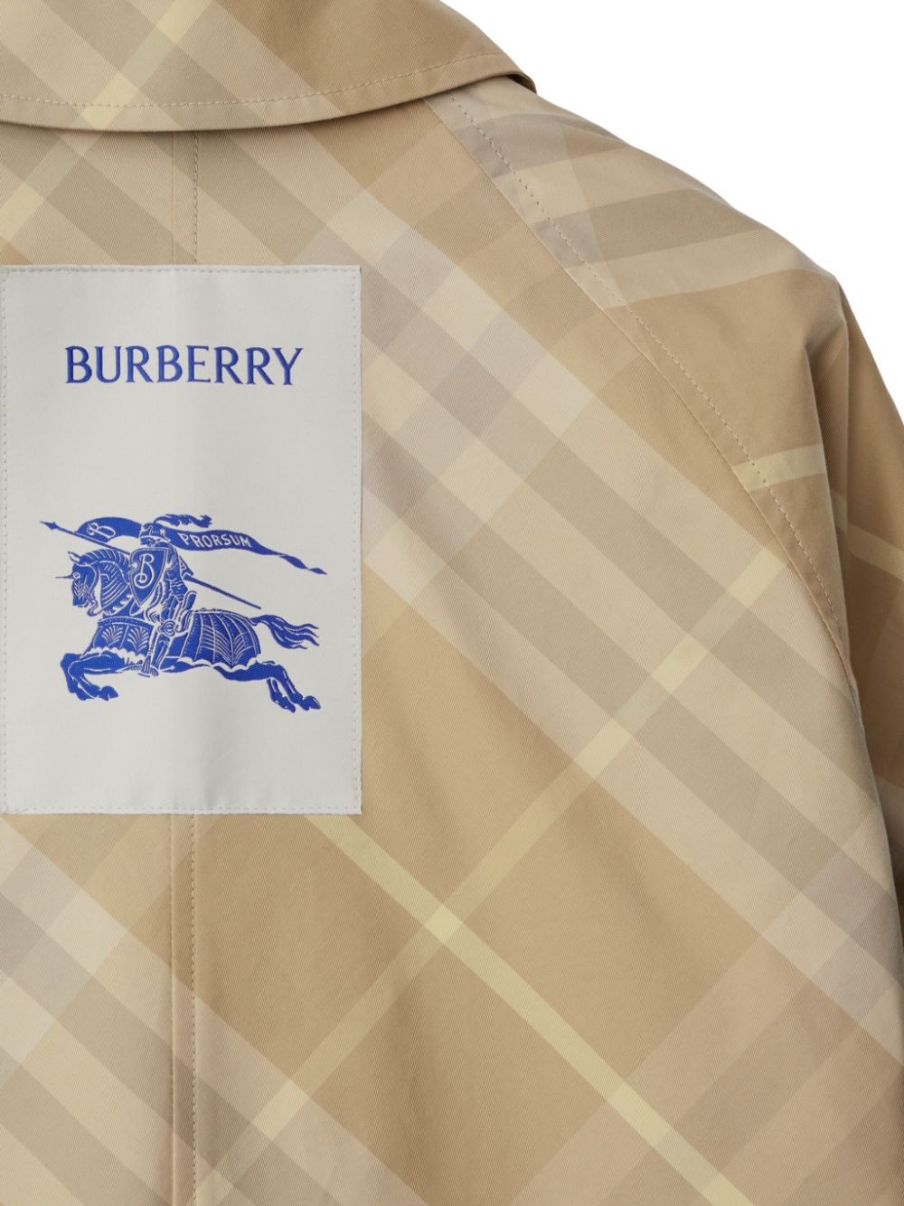 Affordable Burberry Car reversible check-print coat Women