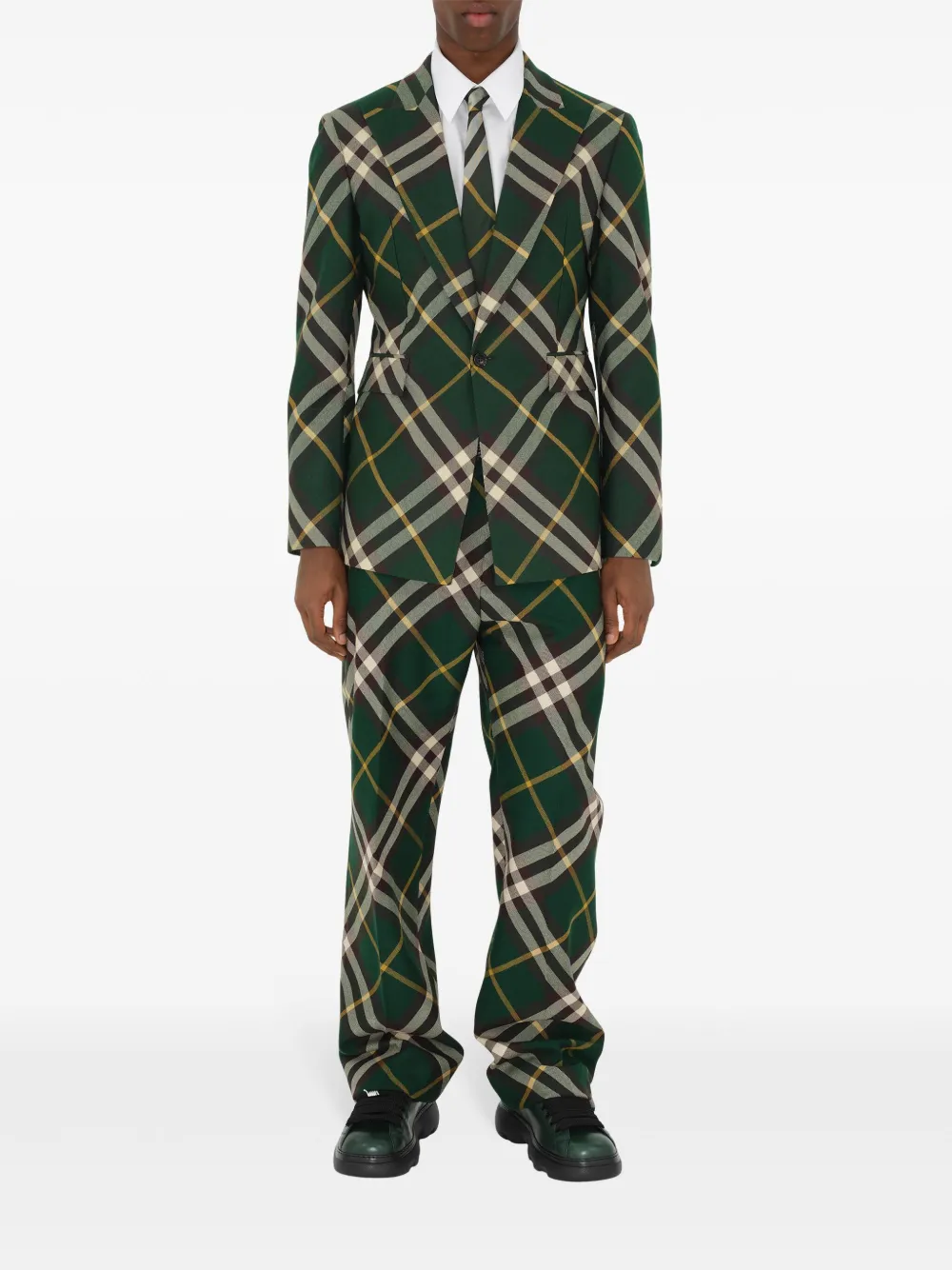 Burberry Check wool tailored blazer | Blazers | Image 2