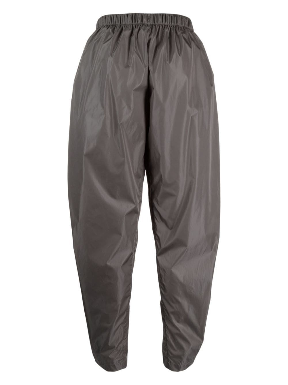 Shop Alexander Wang Tapered Wide-leg Trousers In Grey