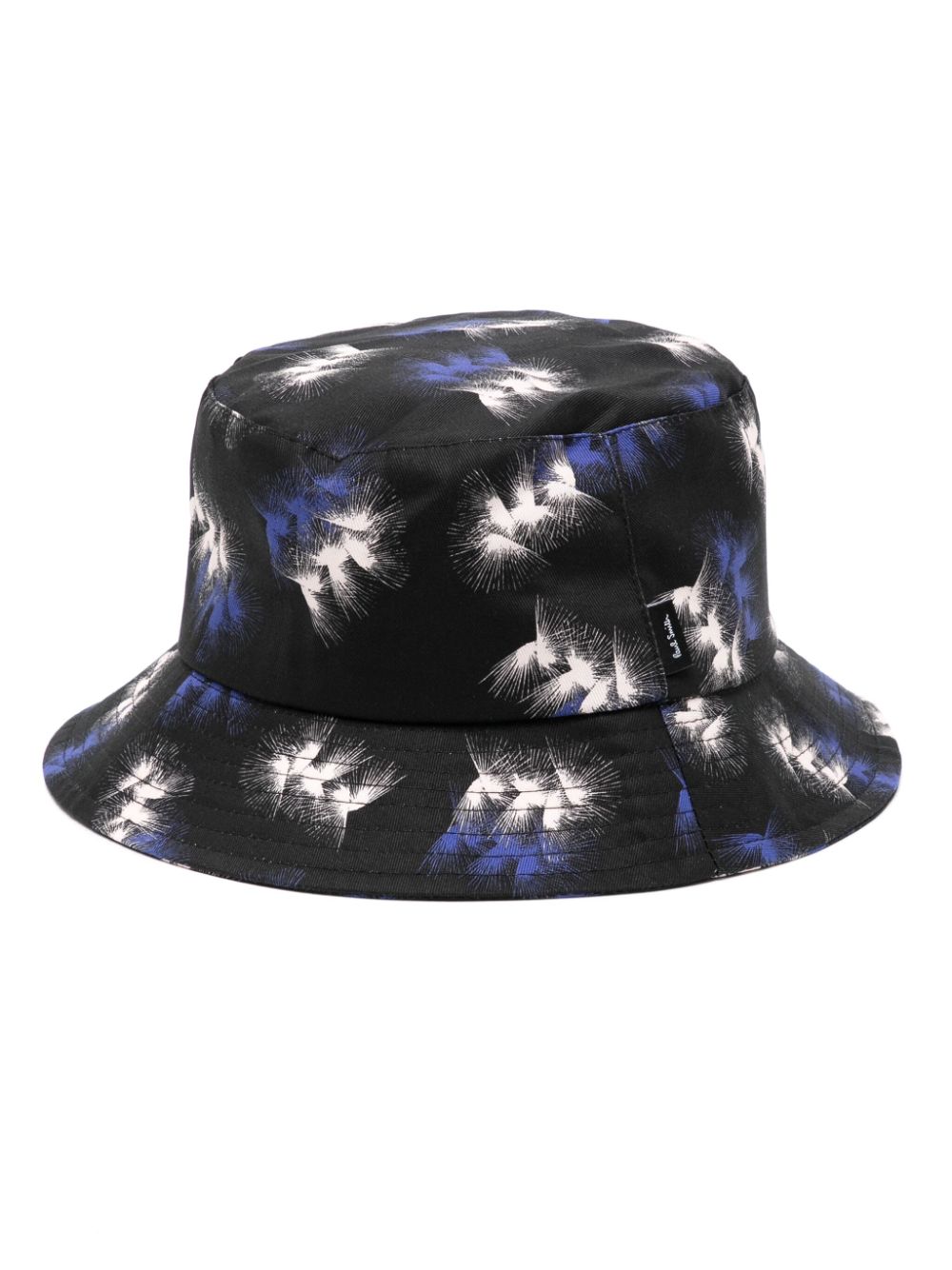 graphic-print cotton bucket hat