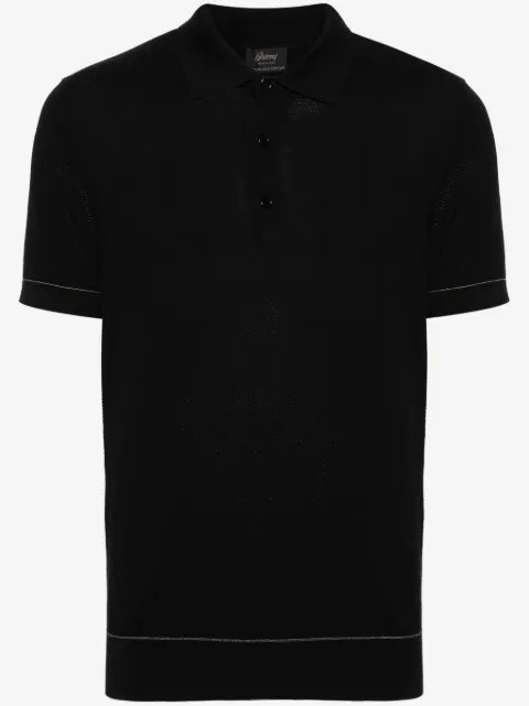 Brioni piqué cotton polo shirt