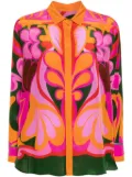 Borgo De Nor Nova geometric-print shirt - Pink