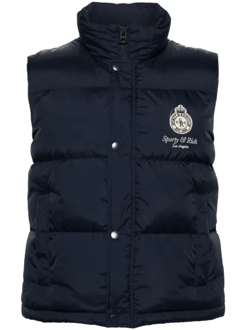 Sporty & Rich дутый жилет Crown L.A.