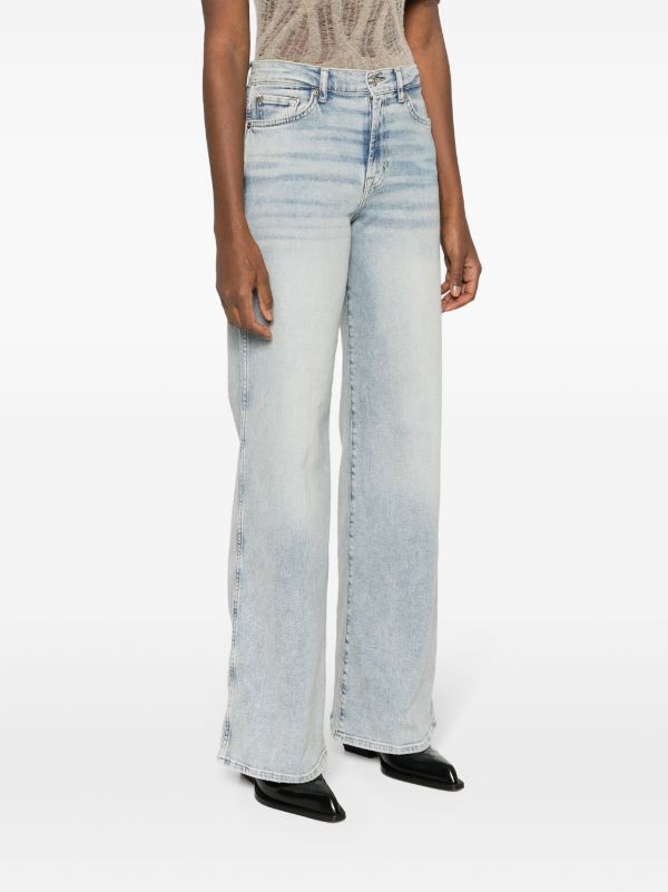 Off-White low-rise Flared Jeans - Farfetch