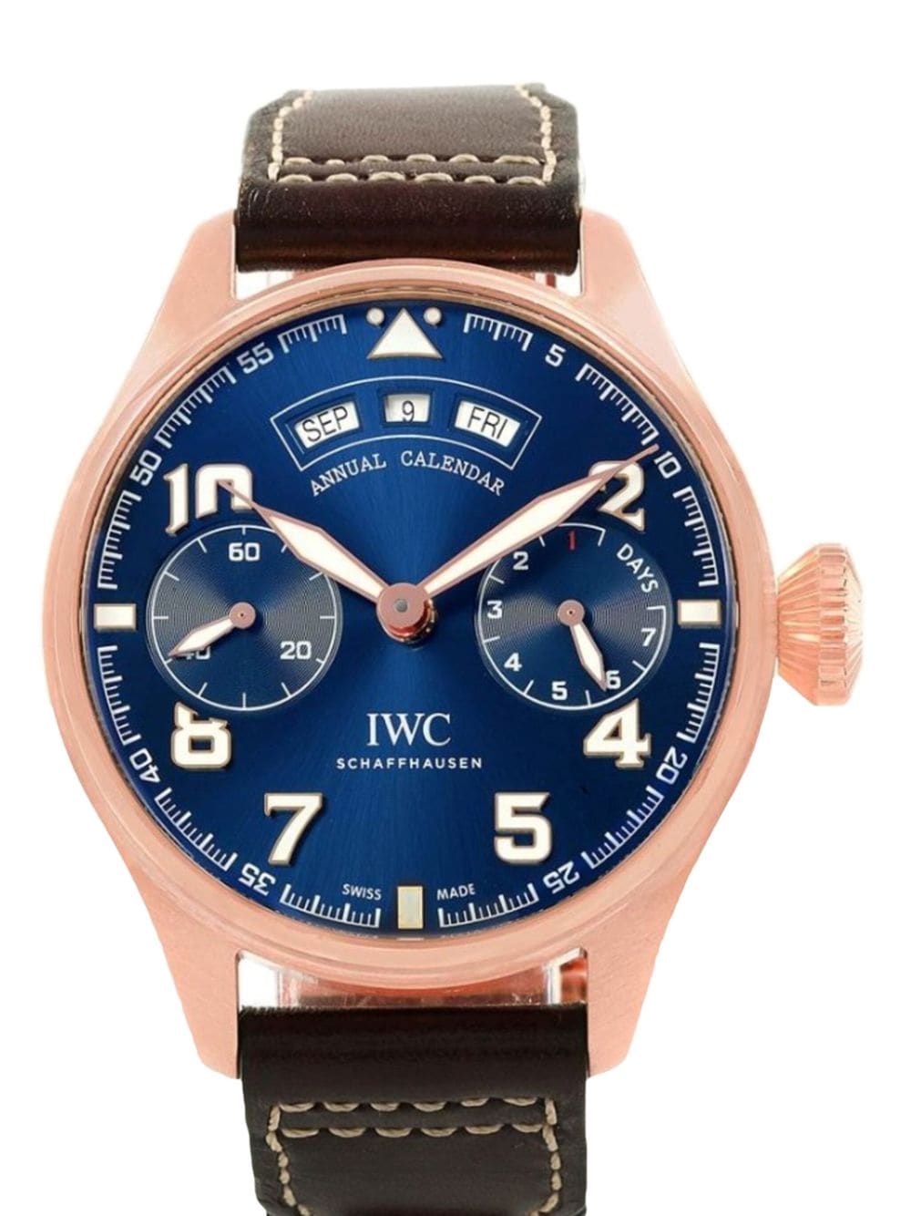 IWC Schaffhausen Pre-owned Casablanca Perpetual Calendar horloge - Blauw