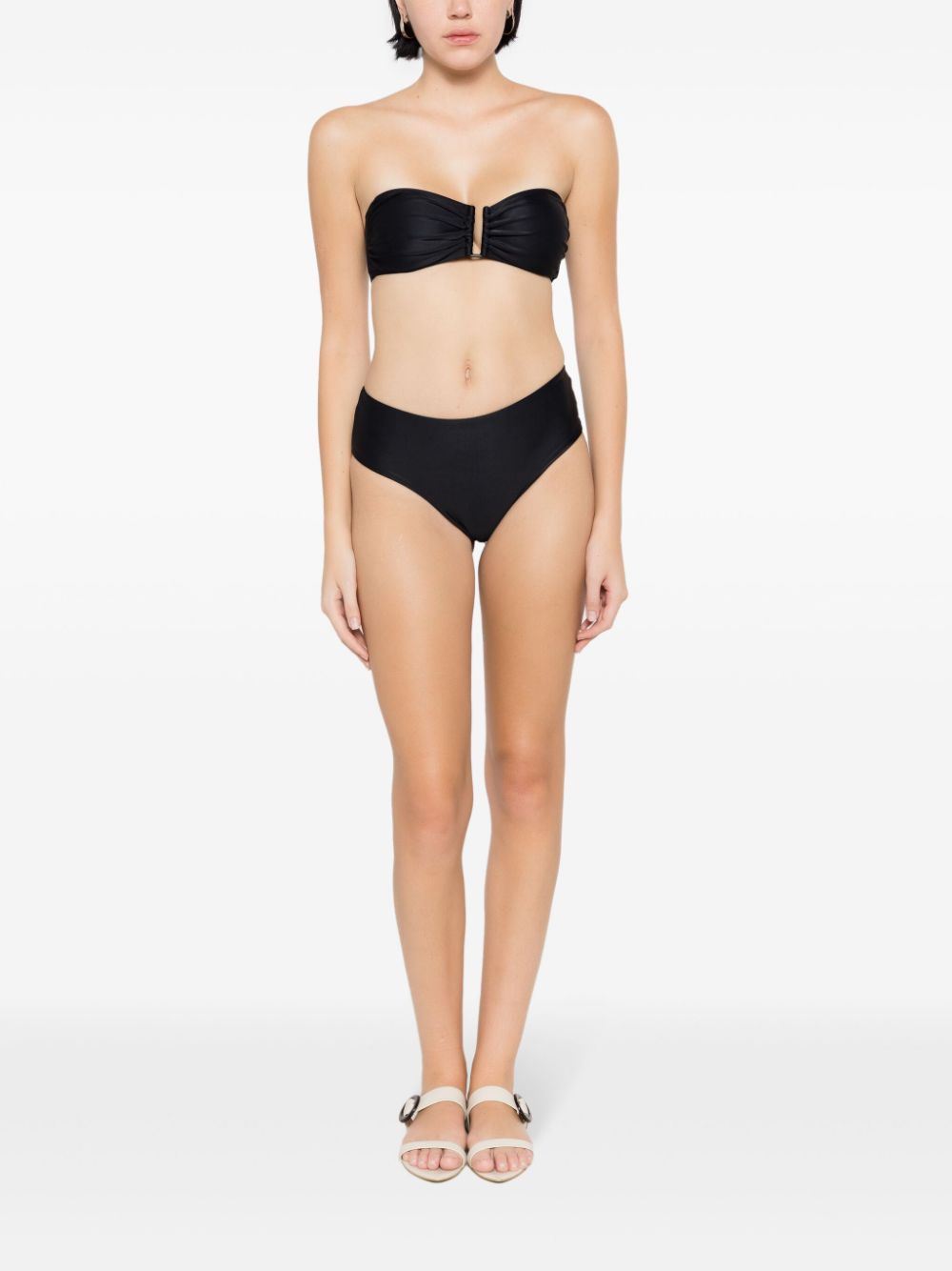 Lenny Niemeyer Rita bandeau bikini top - Black