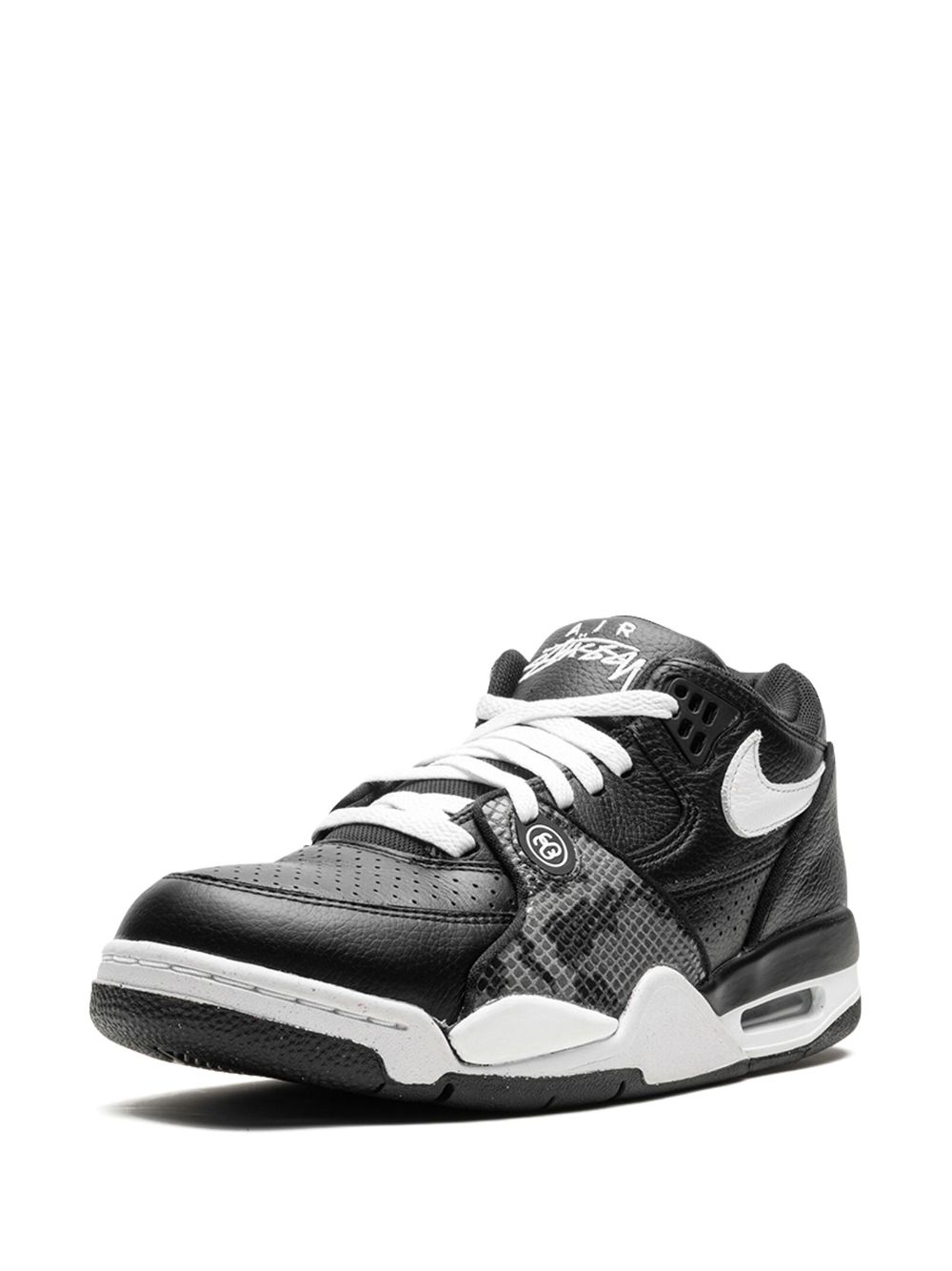 NIKE X STUSSY AIR FLIGHT 89 "BLACK" SNEAKERS 