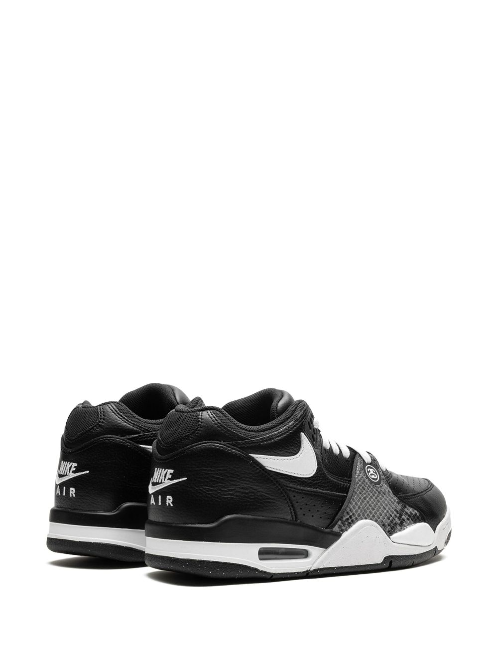 Shop Nike X Stussy Air Flight 89 "black" Sneakers In Schwarz