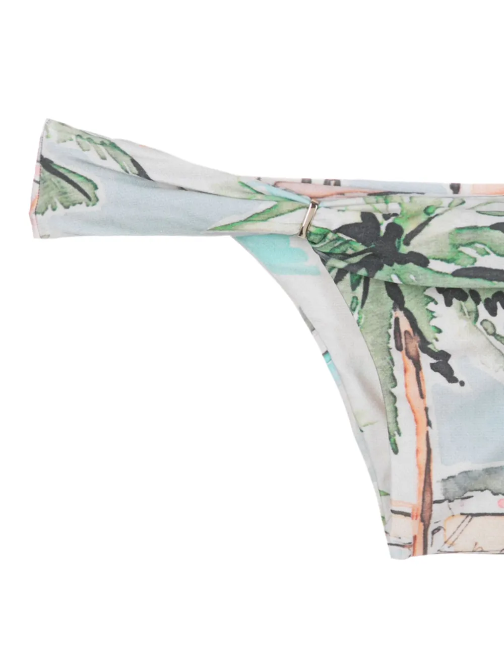 Lenny Niemeyer Graphic-print Bikini Bottoms In Neutrals