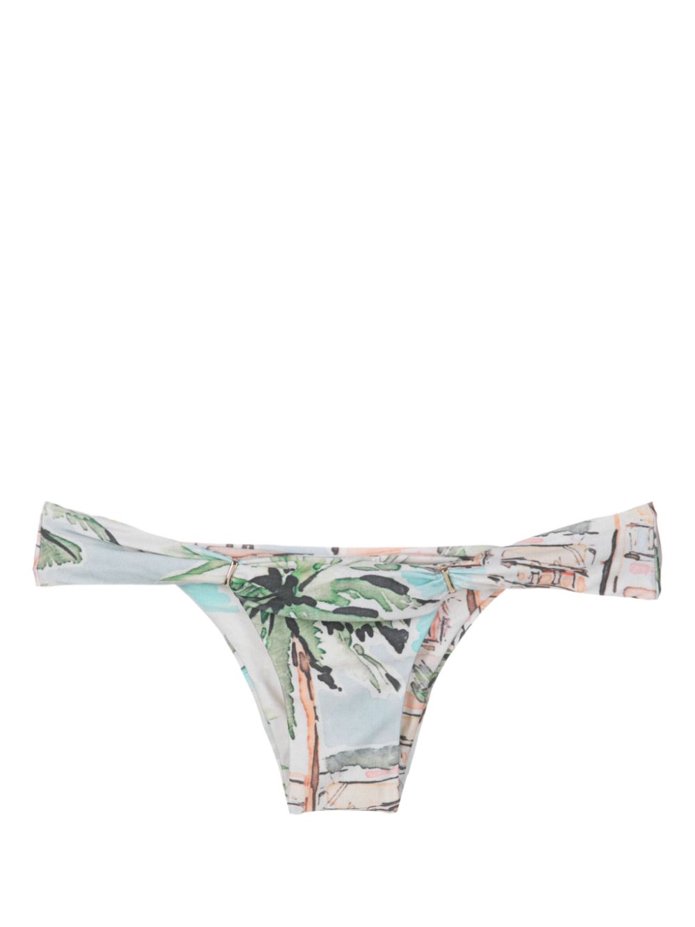 Lenny Niemeyer Bikinislip met print Beige