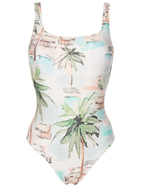 Lenny Niemeyer graphic-print one-piece swimsuit