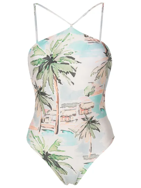 Lenny Niemeyer graphic-print one-piece swimsuit