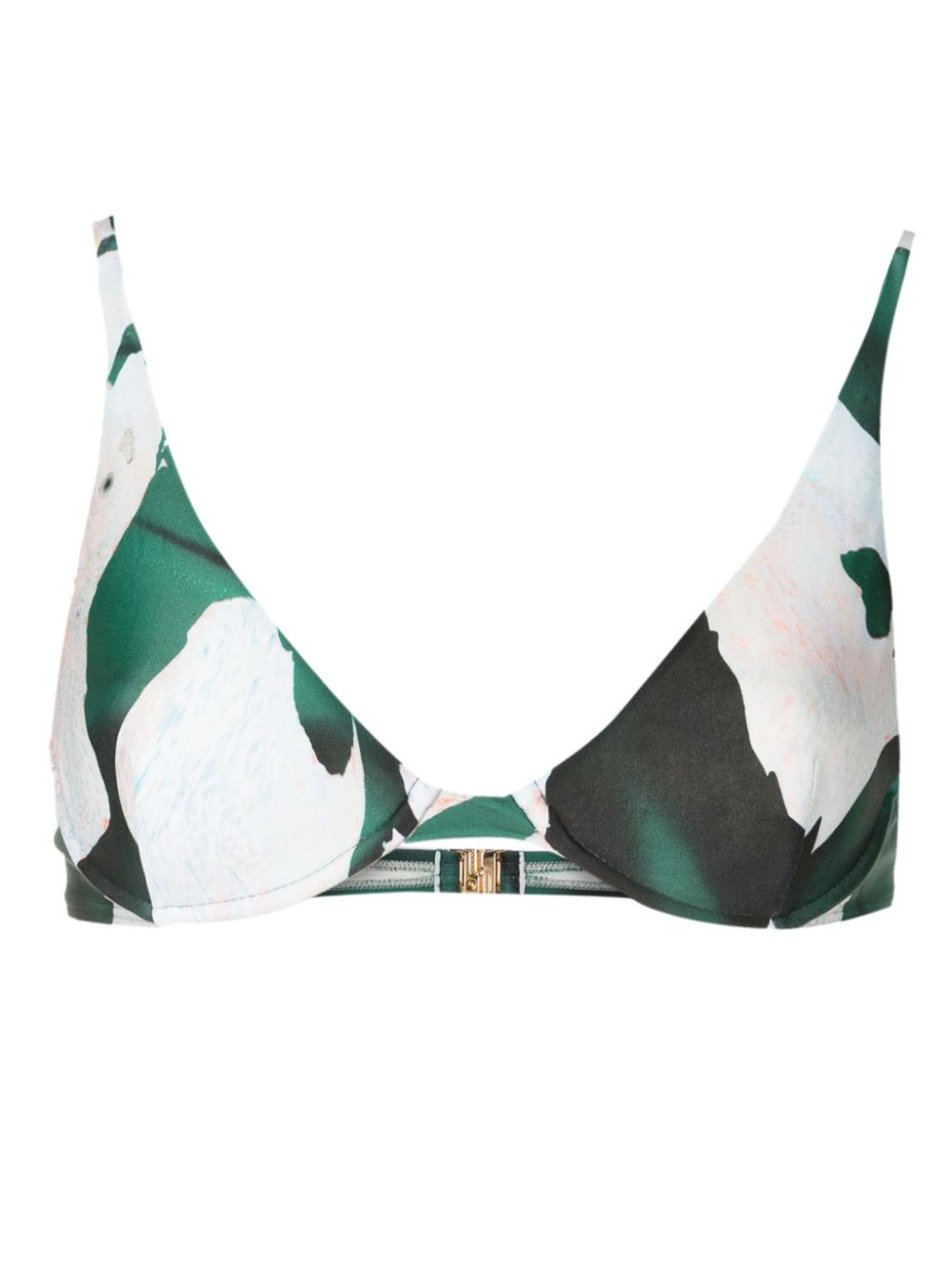 Lenny Niemeyer Bikinitop met grafische print Groen