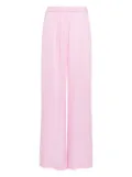 Kiki de Montparnasse Georgette palazzo silk trousers - Pink