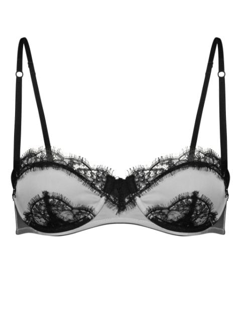 lace-trim balconette bra