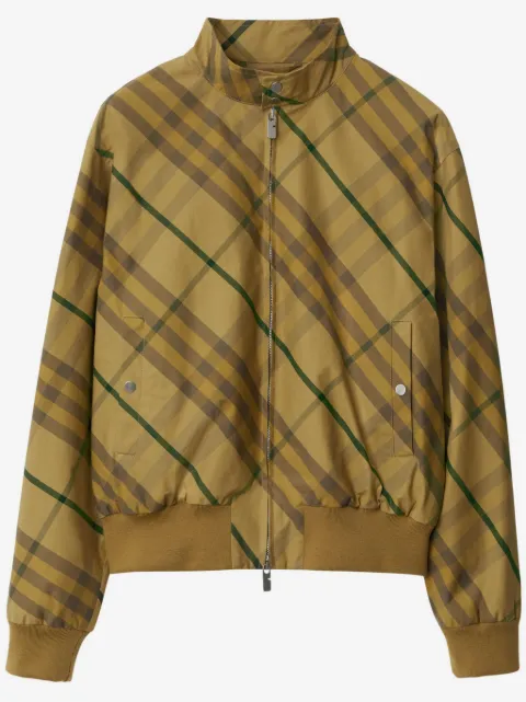 Burberry جاكيت بومبر كاروهات