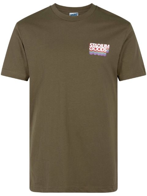 STADIUM GOODS® T-Shirt mit Farbverlauf-Logo