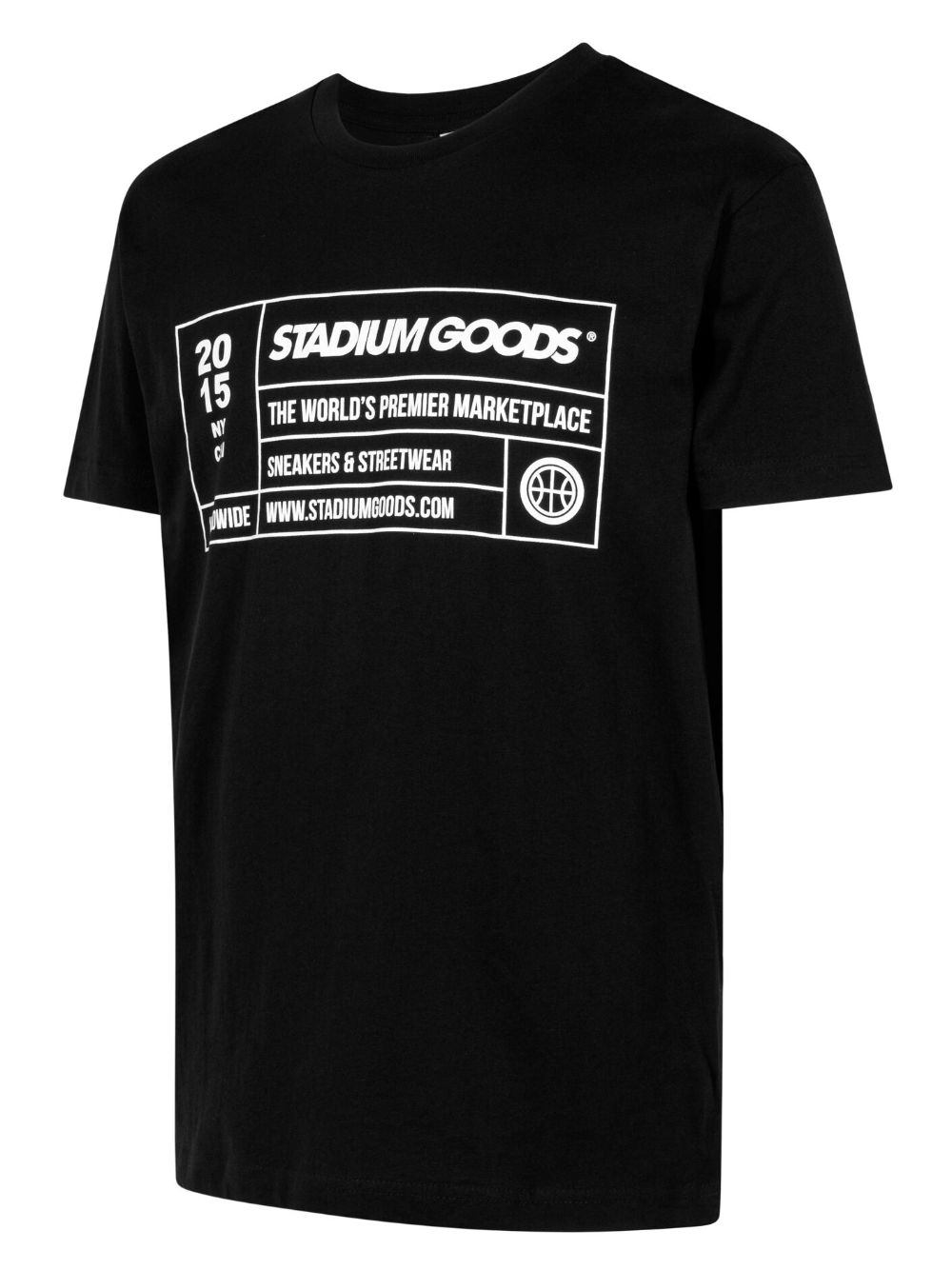 STADIUM GOODS Katoenen T-shirt Zwart