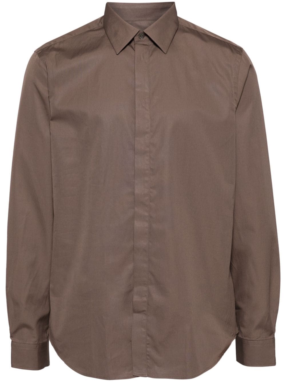 Paul Smith long-sleeve poplin shirt Bruin