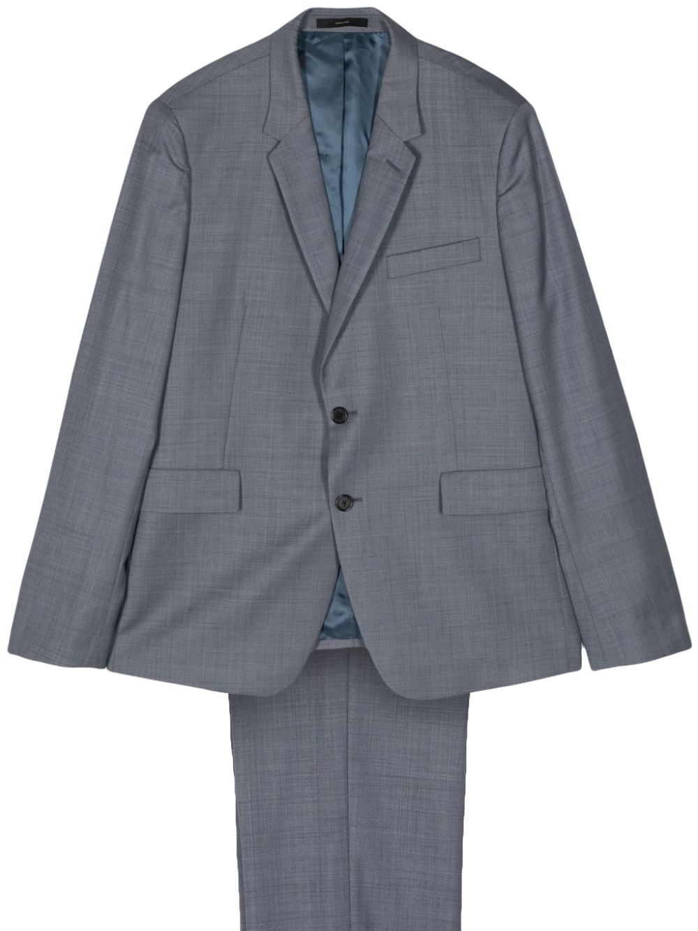 Paul Smith Men's Gradient Check Two-piece Suit In Light Blue
