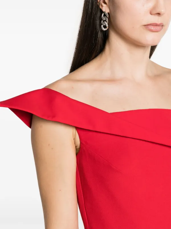 VIP【関税送料無料】希少 Roland Mouret Crepe midi dress ROLAND MOURET Crepe midi dress | NET-A-PORTER