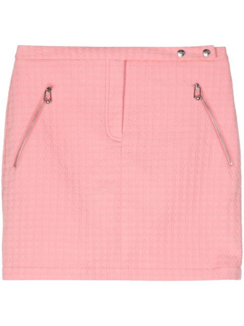 Ports 1961 polka-dot jacquard mini-skirt