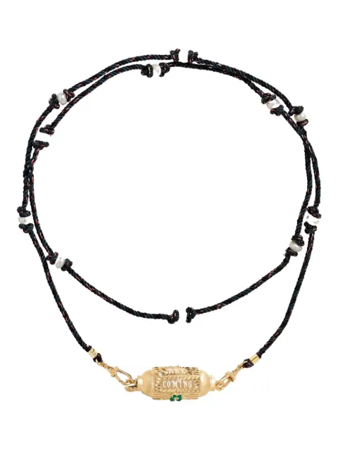 Marie Lichtenberg 14k gold Good Things Locket diamond necklace